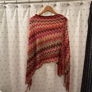 Multicolor Chevron Knit Women's Sweater